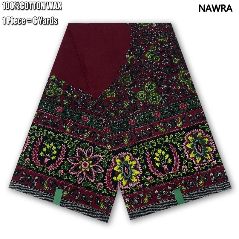 Новая модная африканская ткань из натурального воска 100% хлопок нигерийская