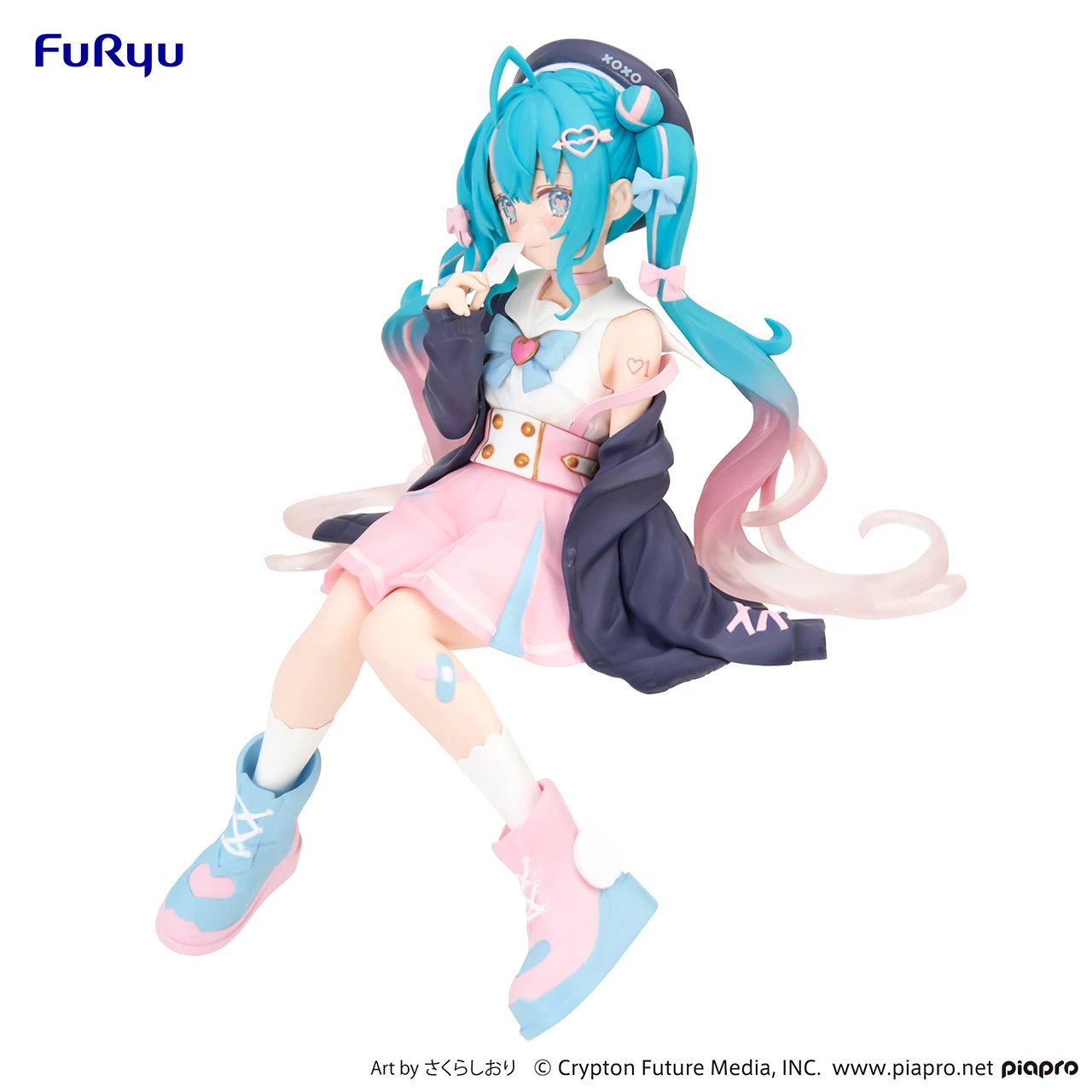 

In Stock Original Genuine Model FuRyu Hatsune Miku Love Sailor Action Figure Toys for Kids Gift Collectible Model Ornament