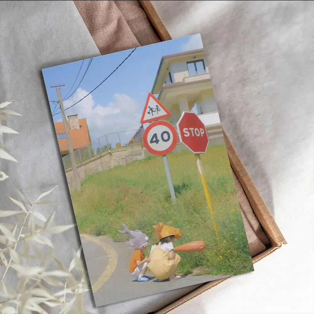 10 шт. романтические маркеры наклейки плакаты карточка для скейтборда кофе