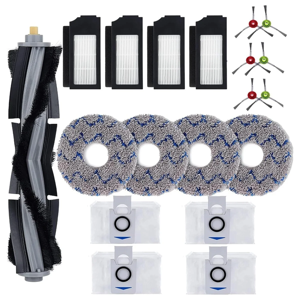 Для ECOVACS DEEBOT X1 Omni Turbo T10 T20 T20/T20 Max/T20 ProRobot пылесос основная боковая щетка фильтр