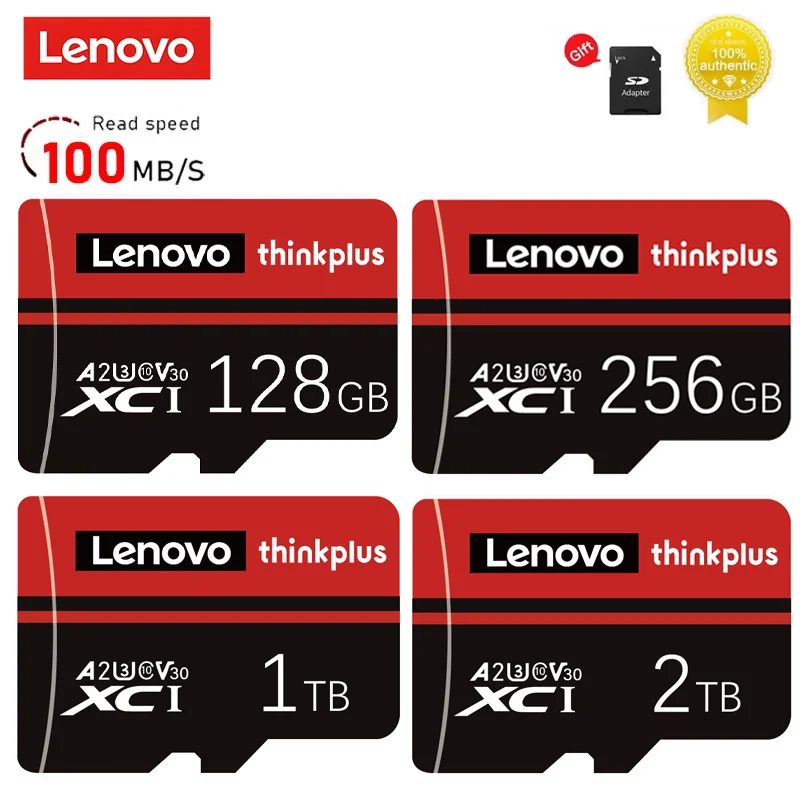 Оригинальная карта памяти Lenovo на 1 ТБ Micro TF SD 512 ГБ SD-карты V60 U3 TF-карта для Nintendo Switch
