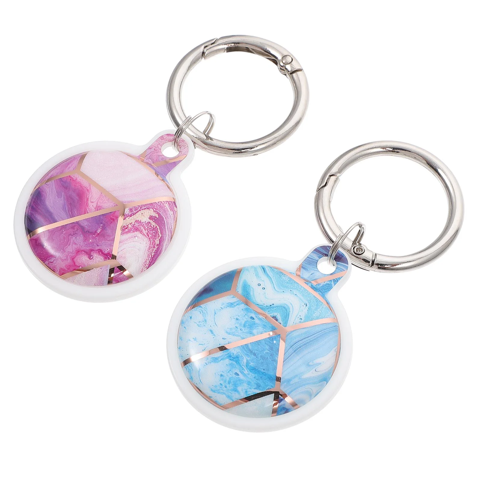 

2PCS TPU Creative Tracer Case Anti-loss Protector Compatible for