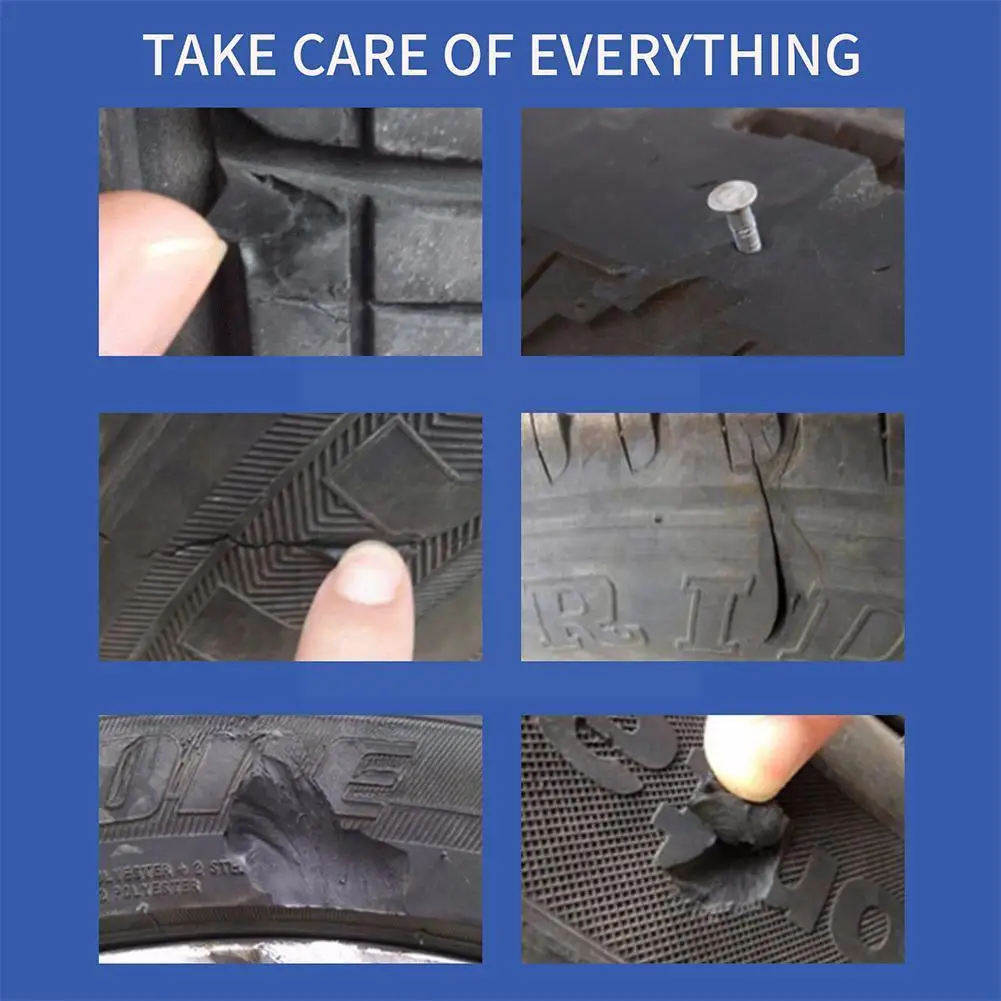 

Автомобильный клей D8V3 для ремонта шин, супергерметичный каучук, 30 мл