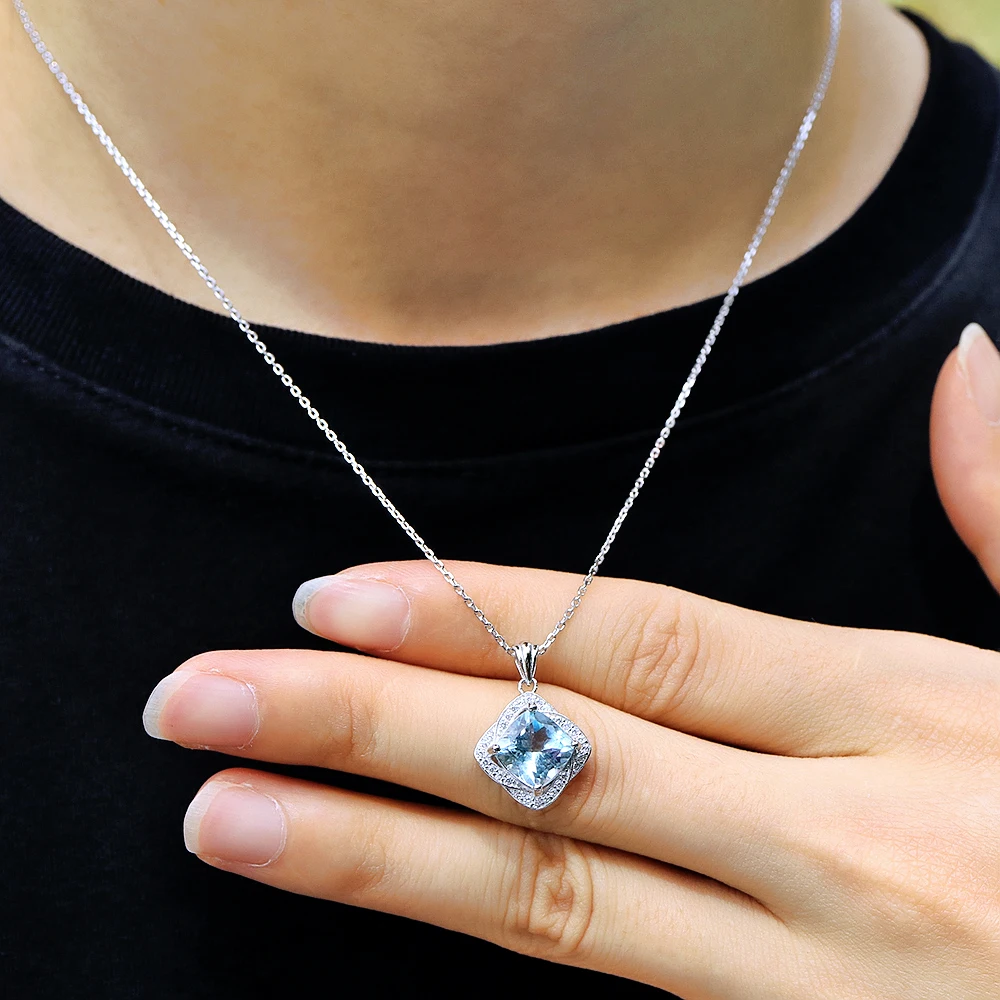 Фото Серьги-кольца и подвески женские из серебра 925 пробы №5