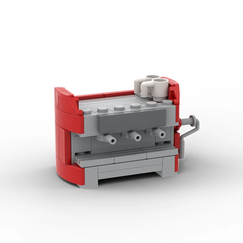 

MOC Education Bricks Drink Coffee Machine Building Block Home Decoration Beverage Party Model Toys For Children Birthday Gifts