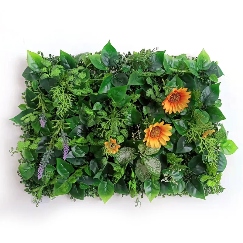 

New Green Artificial Plants Wall Panel Plastic Outdoor Lawns Carpet Decor Wedding Backdrop Party Garden Grass Flower Home Decor