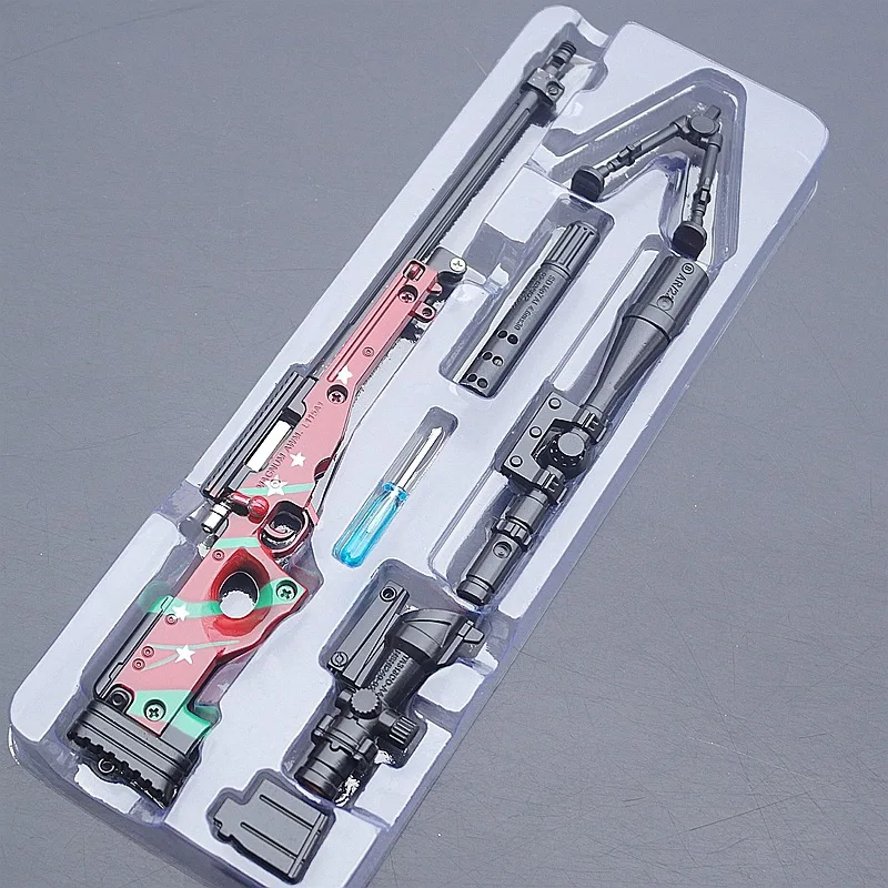 Мини снайперский пистолет AK47 M762 модели Battlegrounds PUBG коллекция мини брелок Модель M416