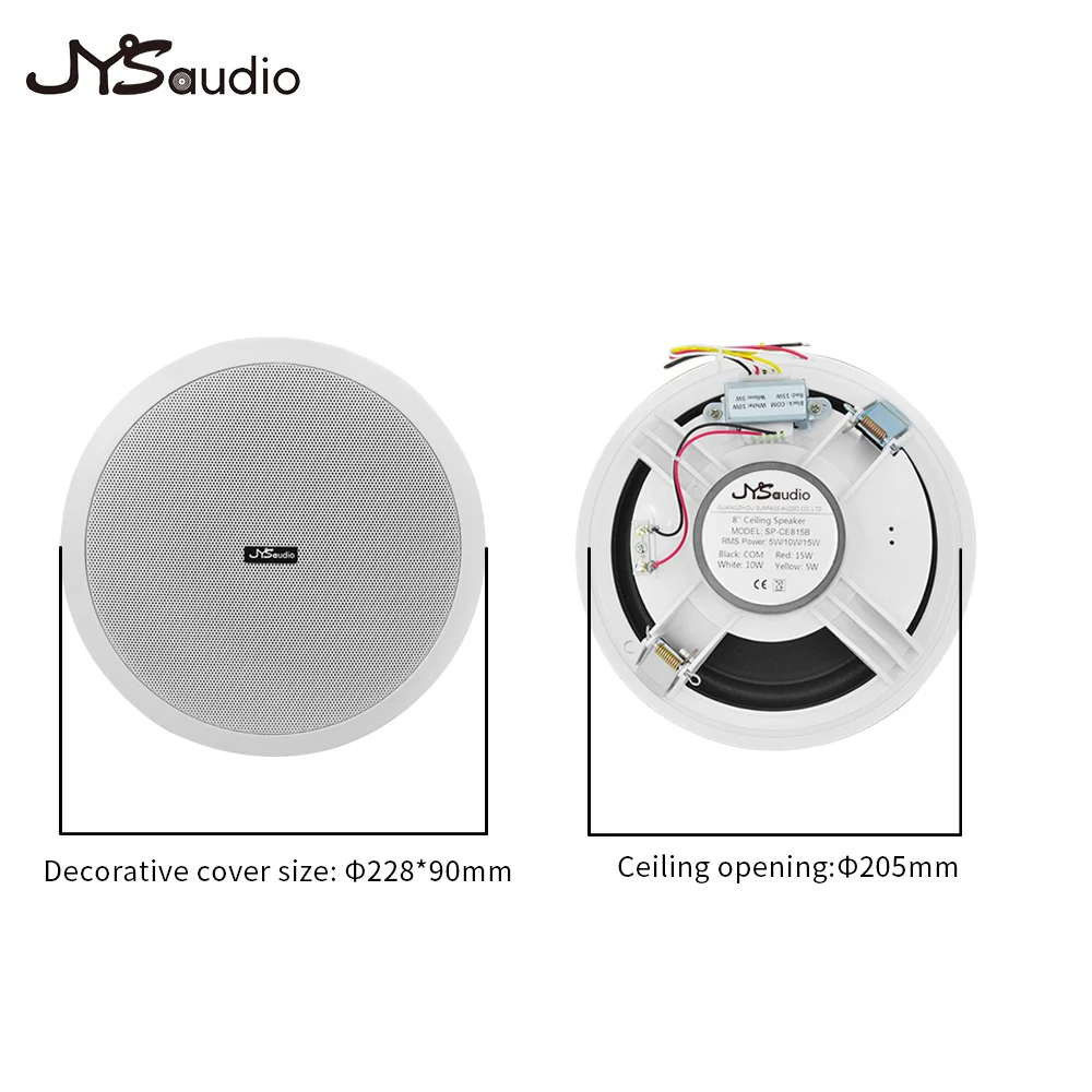 8-дюймовый Полнодиапазонный Громкоговоритель Celing 100 в 15 Вт Soundbox PA система