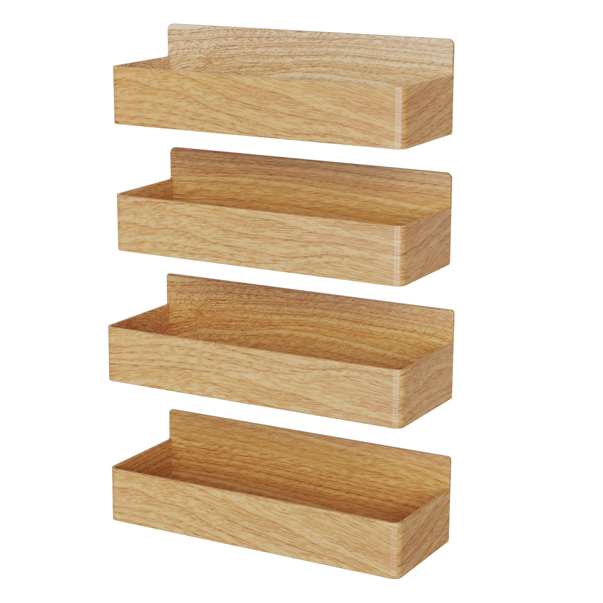 Магнитные полки Пластиковая Полка для холодильника настенные стеллажи хранения