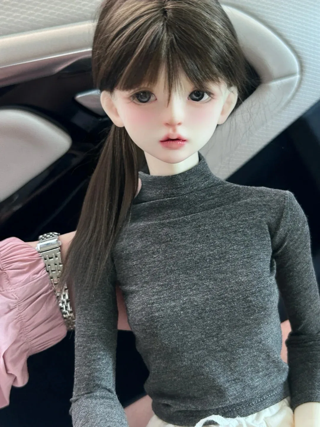 Фото Новая SD BJD1/4D натуральная кукла высотой 42 см, женская кукла Linglan премиум-класса, изделия с тиснением из смолы, макияж, тонкое тело, бесплатная доставка №1