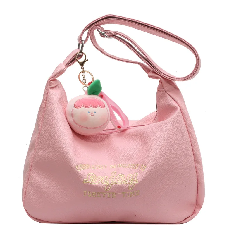 

Niche Bag Simple Women'S 2023 Spring New Fashion Solid Color One-Shoulder Dumpling Messenger For Women Bag De Luxe Femme Luxury