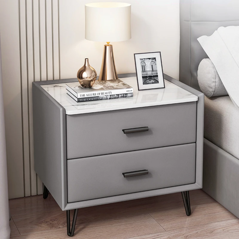 

Nordic Modern Nightstands Luxury Home Simple Storage Cabinet Bedside Table Bedroom Closets Bedside Shelf Mesa De Noche Furniture