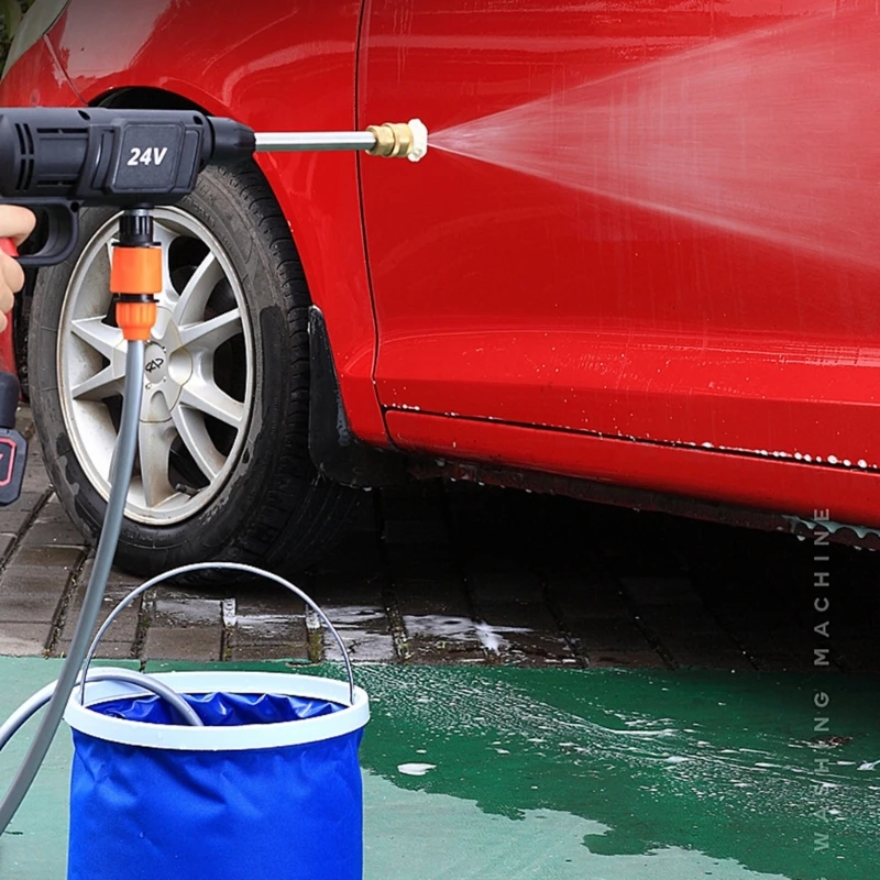 

Water Spray Cleaner 30Bar Wireless High Pressure Car Washer Cordless Washer Power Cleaner UK/US/AU/EU R2LC