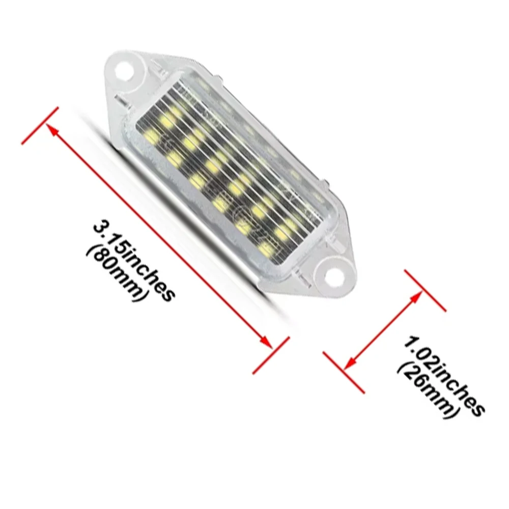 2 шт. светодиодные лампы для номерного знака Mitsubishi Lancer 8341A099 MB623967 ксенон белый свет