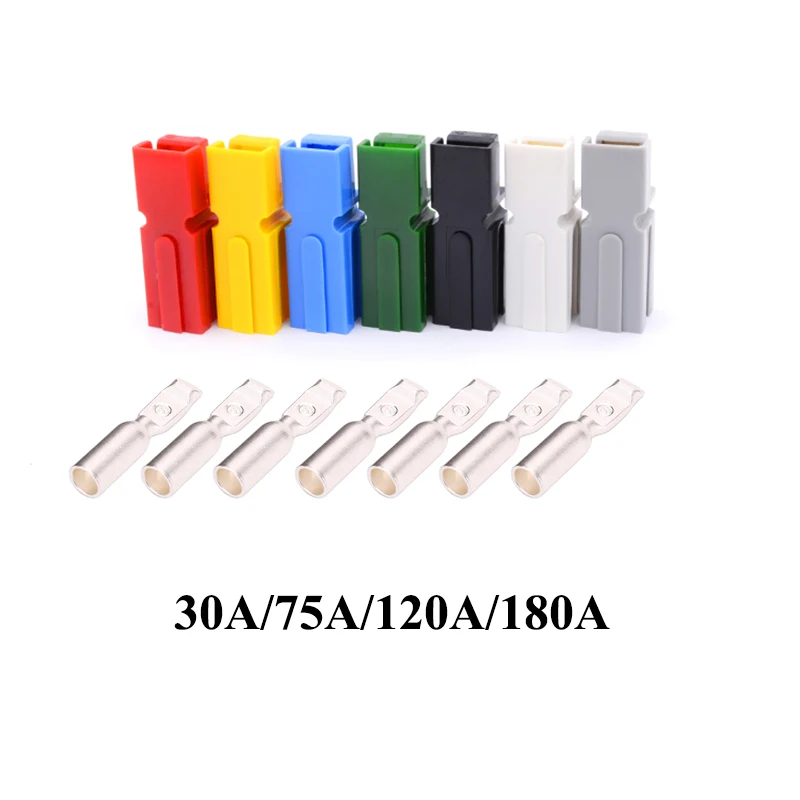 30A/75A/120A/180A High Current Single Pole Power Supply Plug Connector for Forklift RV Solar Battery