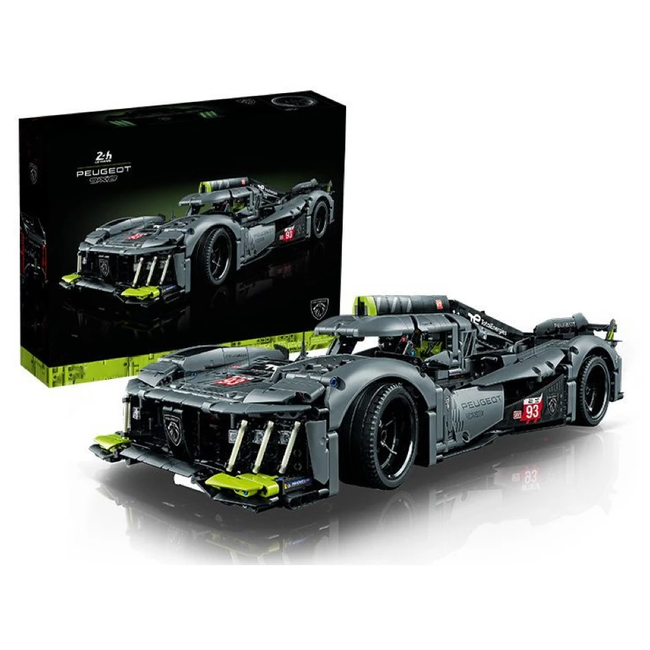 

1775pcs NEW Technical 42156 Peugeoted 9X8 24H Le Mans Hybrid Hypercar Building Bricks Blocks Bricks Toy Birthday Gift Boy Kid