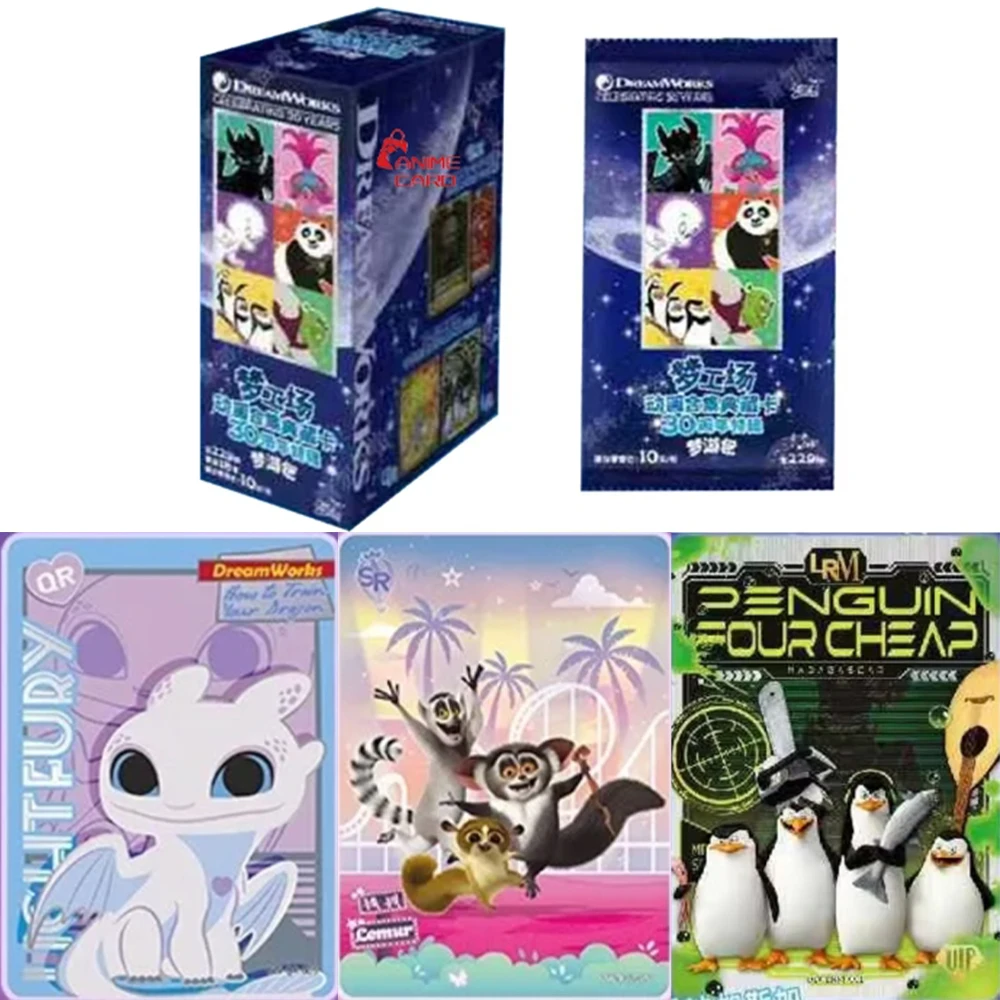 KAYOU DreamWorks Card Sleepwalking Pack Кунг-фу Панда Как приручить дракона Фильм и ТВ Анимация