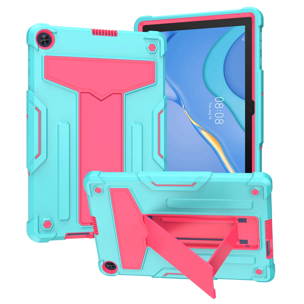 

Armor Case For Huawei MediaPad T5 10.1 T10 9.7 T10S 10.1 T8 8.0 2020 MatePad 11 Heavy Duty TPU + PC Hard Stand Shockproof Cover