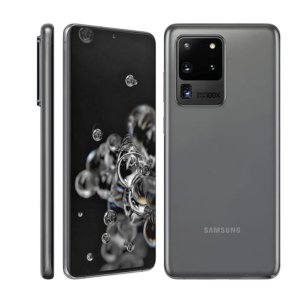 Samsung Galaxy S20 Ultra 5G CellPhone 6.9 Inches G988U 128GB ROM 12GB RAM Octa Core Snapdragon 865 Original Unlocked Smart Phone