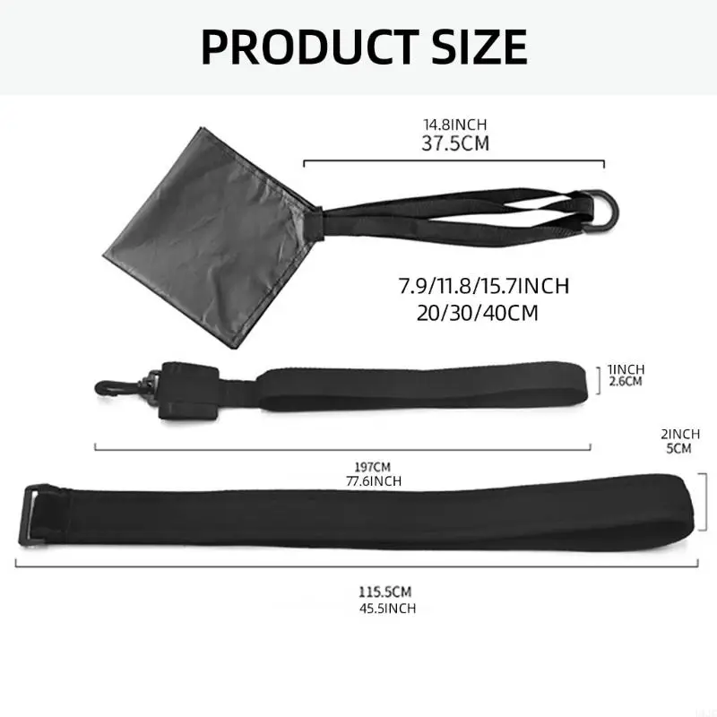 U1JC плавательный пояс с парашютом для силовых тренировок ремни тренажера