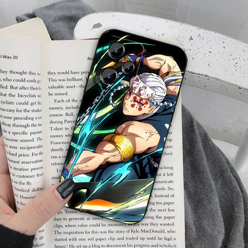 G-Ghost Blade мультяшный крутой чехол для Xiaomi Redmi Note 13 12R 12 12S Turbo 11 11T 11S 10 10S Pro Plus 5G черный