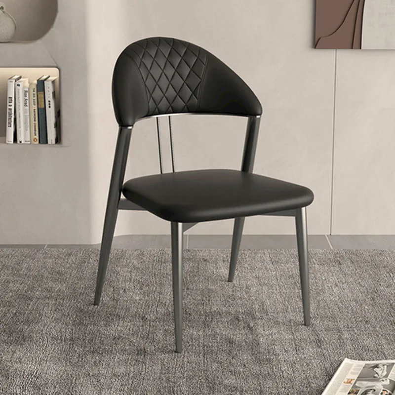 

Красивые яркие европейские дизайнерские одинарные мягкие обеденные стулья, водонепроницаемый материал, мебель для дома