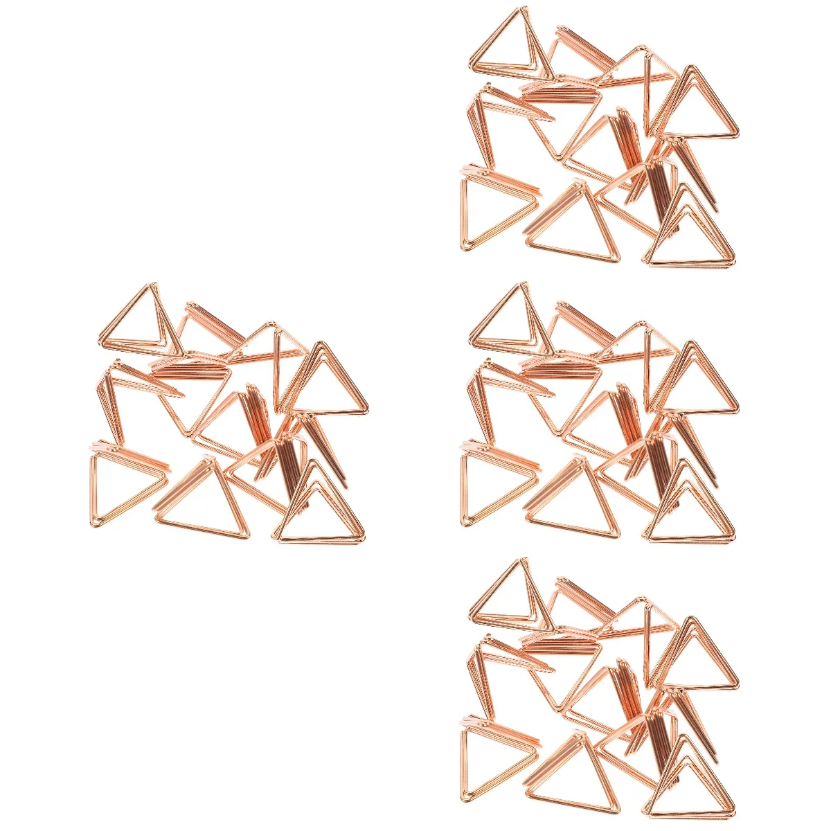 

40 Pcs Iron Memo Holders Triangle Memo Clips Table Number Holder Desktop Picture Photo Clips