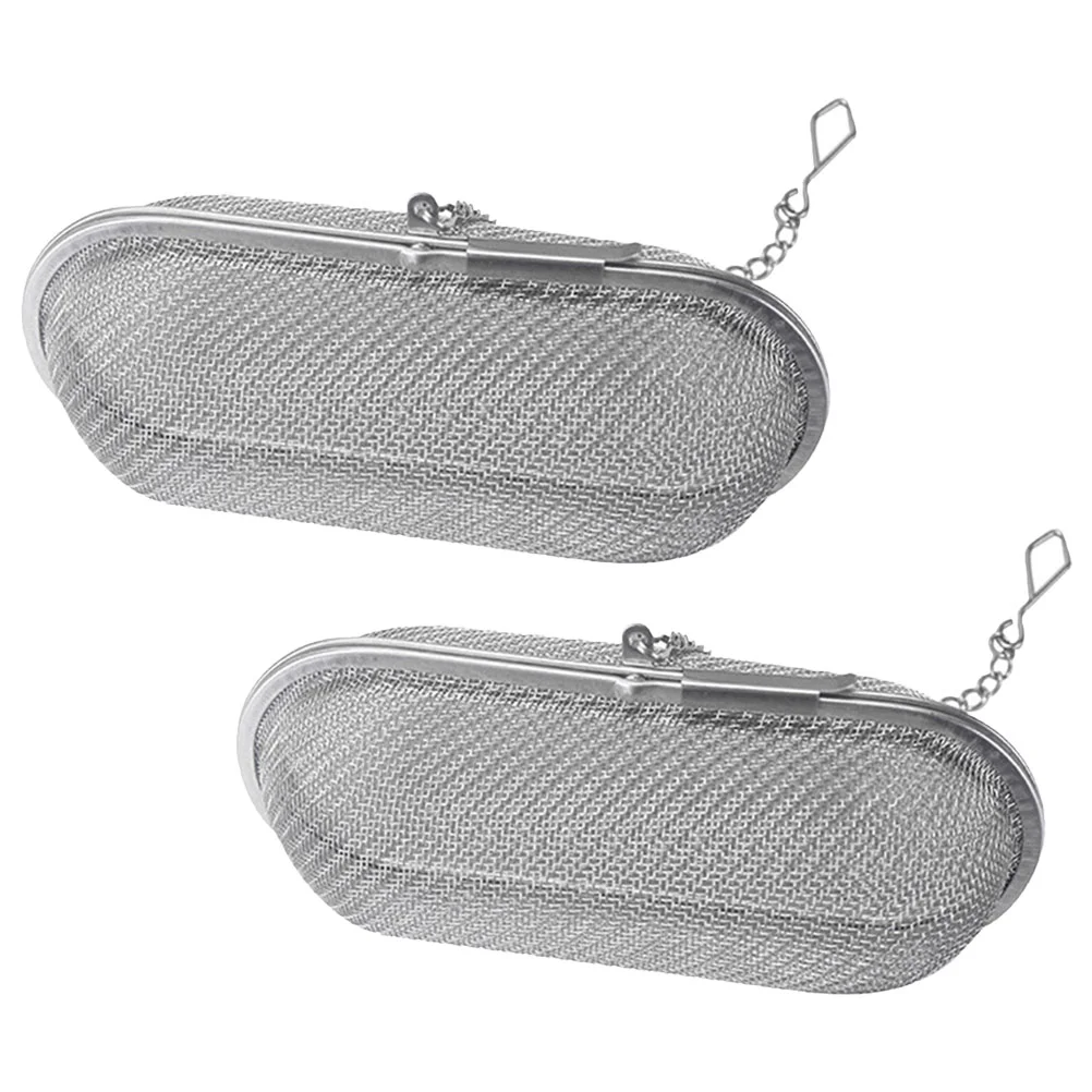 

Tea Loose Soup Infuser Filter Metal Fine Mesh Seasoning Strainers Leaf Steeper Seasonings Seperation Basket