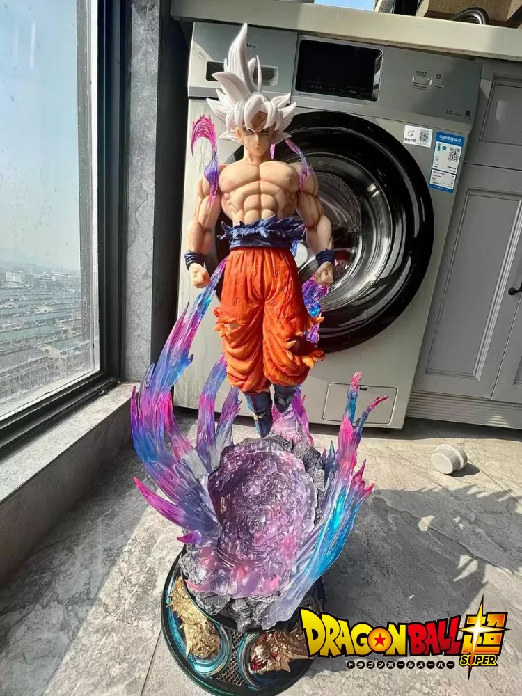 

Новинка, суперсон Гоку Gk из м/ф «Драконий жемчуг», 52 см, фигурка со светодиодной подсветкой, 3 головы, фигурка ультра-инстинкта, аниме, статуэтка, модель, игрушка в подарок