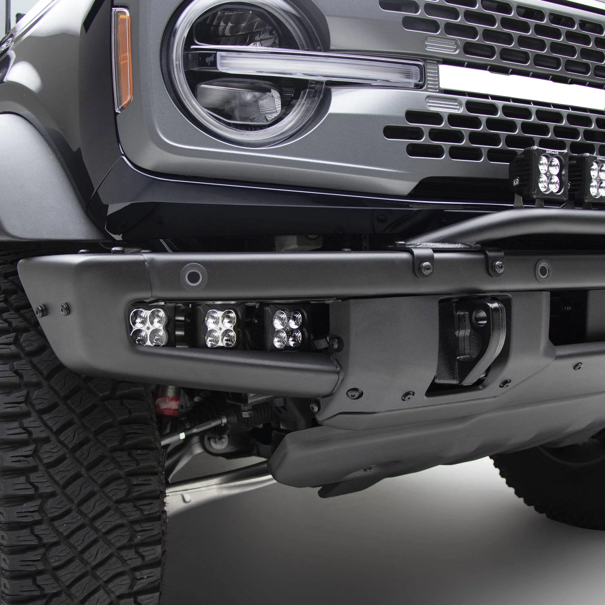 Фото Передний бампер HW 4x4 для бездорожья с нижней трубкой для Bronco №4