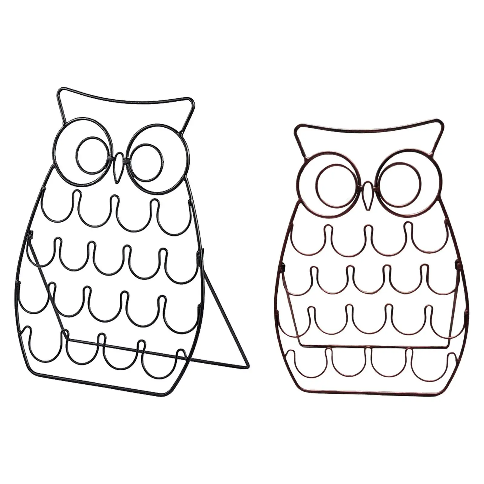 

Coffee Pod Organizer Owl Shape Coffee Pod Carousel Storage Hold 20 Coffee Pod Coffee Bar Accessories Rack for Desktop Kitchen