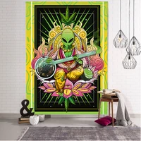 psychedelic alien bohemian tapestry mandala bohemian hippie wall decor tapestry home background wall decor tapestry