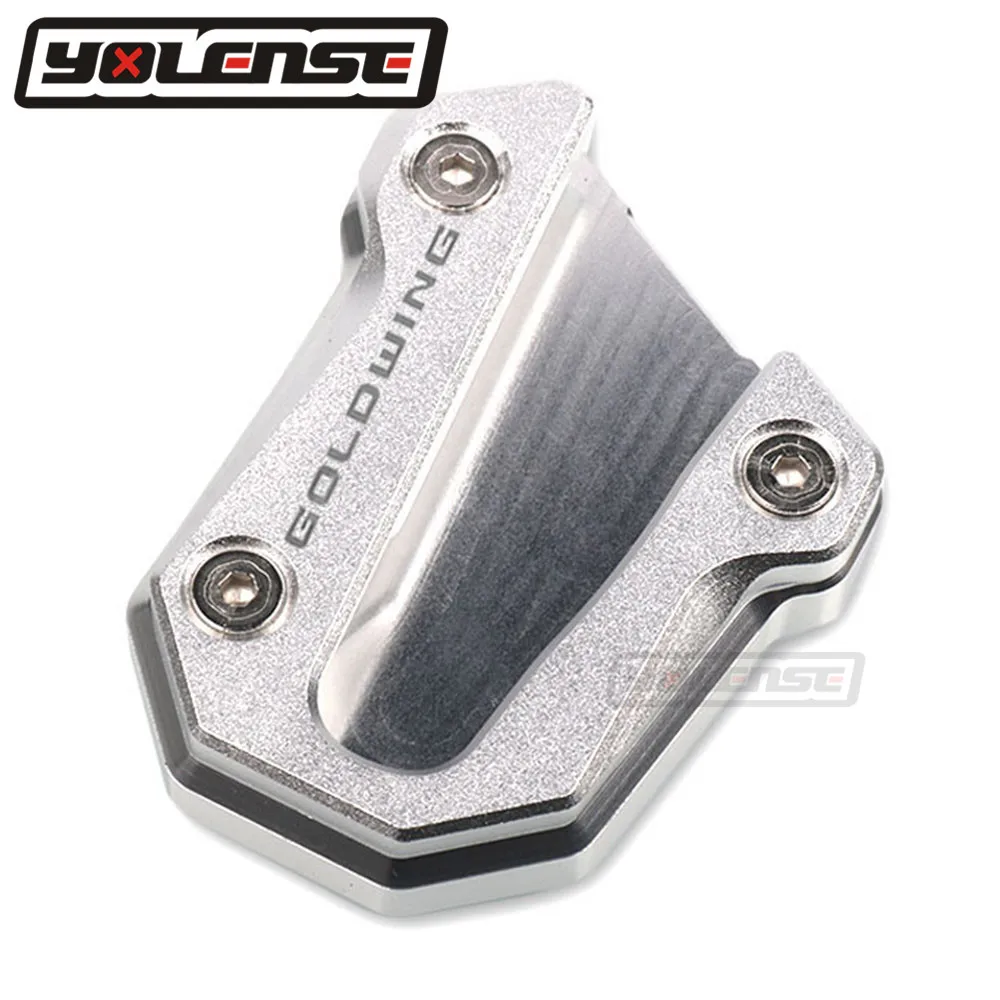 

Для GL1800 Goldwing 1800 GL 1800 18-23 мотоциклетная подставка с ЧПУ, боковая подставка для ног, удлинитель, опорная пластина, увеличенная подставка