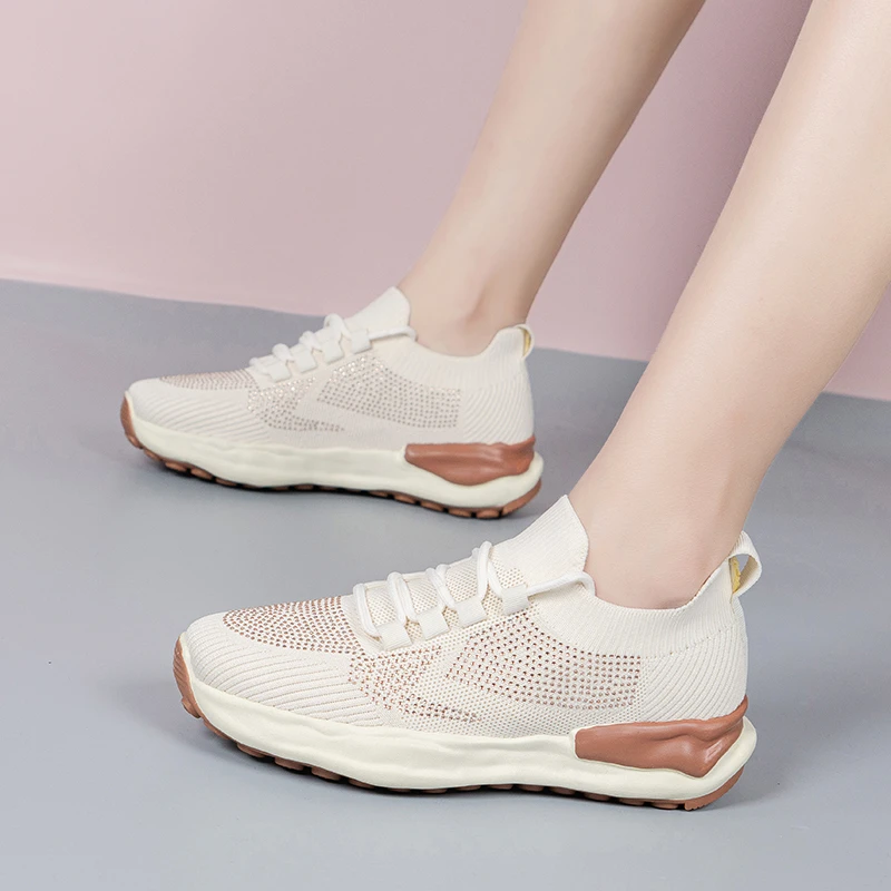 

Женская спортивная обувь 2023, летняя сетчатая повседневная обувь, ретро туфли Forrest Gump, уличные кроссовки, сетчатые туфли на толстой подошве