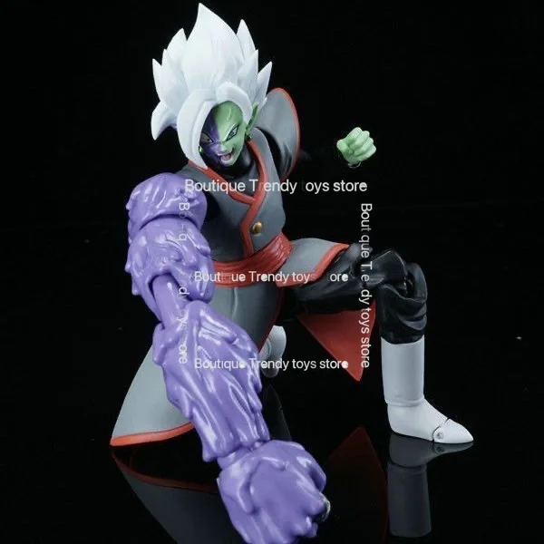 Фото Оригинальная коллекционная фигурка Bandai Dragon Ball: S.H.Figuarts SHF Tamashii Nations Super Zamasu Potara, аниме-фигурка, модель, игрушка, украшение №4