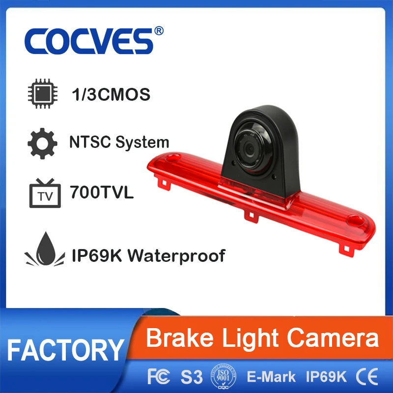 

Камера заднего вида COCVES FIAT Ducato 3rd с стоп-сигналом 1/3CMOS IP69K Водонепроницаемая камера заднего вида для Peugeot Box Citroen Jumper Прямая поставка