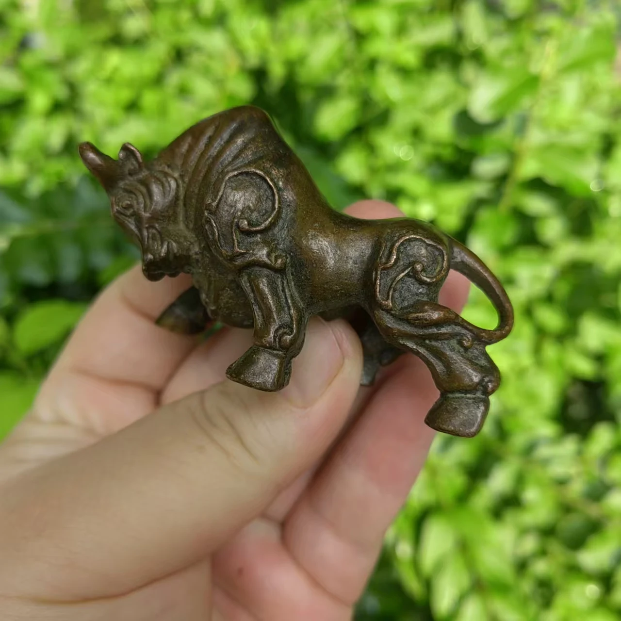 Статуэтка из красной меди для стены и улицы статуэтка латуни современный Декор