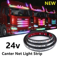 24v 5050smd strobe running streamer led strip lights dynamic streamer for volvo truck tailgate flexible drl car styling
