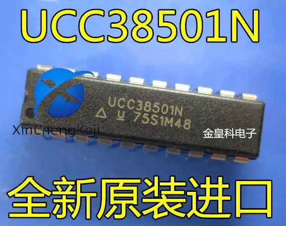 Оригинальный Новый UCC38501N DIP20 PFC коррекция коэффициента мощности автономный изолированный DC/DC контроллер, 2 шт.