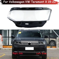 car headlight cover auto headlamp caps lampcover for volkswagen vw teramont x 2019 2020 2021 2022 auto lens glass lampshade case