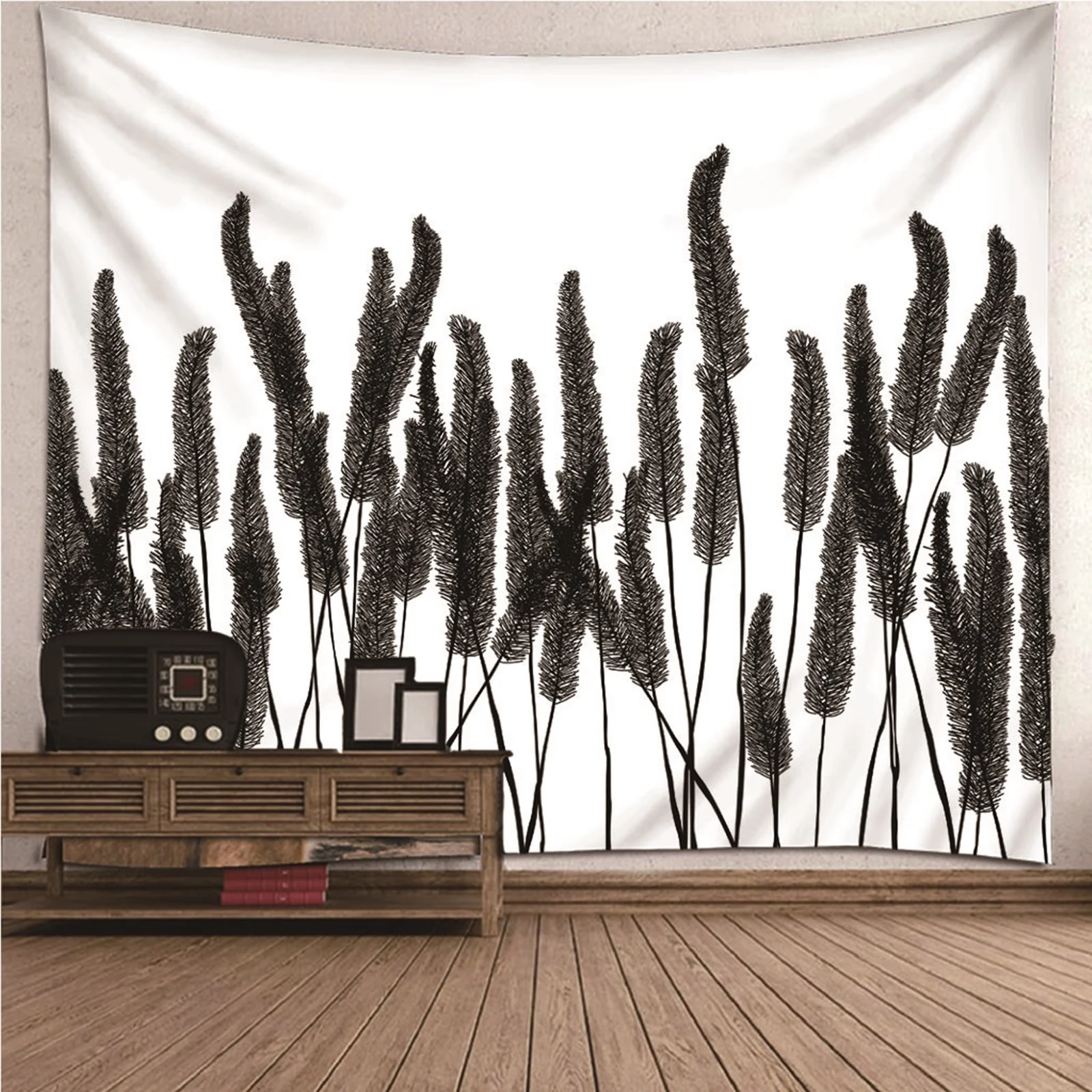 

Tapestry Bedroom Large Tapestry Wall Hanging Plant Theme Green Bristlegrass Wall Hanging Blanket Dorm Art Decor Covering