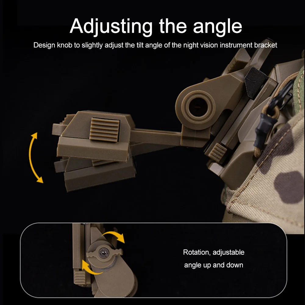 

L4G24 NVG Mount Bracket Holder Foldable Night Vision Goggles Mount Nylon Helmet Mount for PVS15 PVS18 PGPNVG18 Goggles