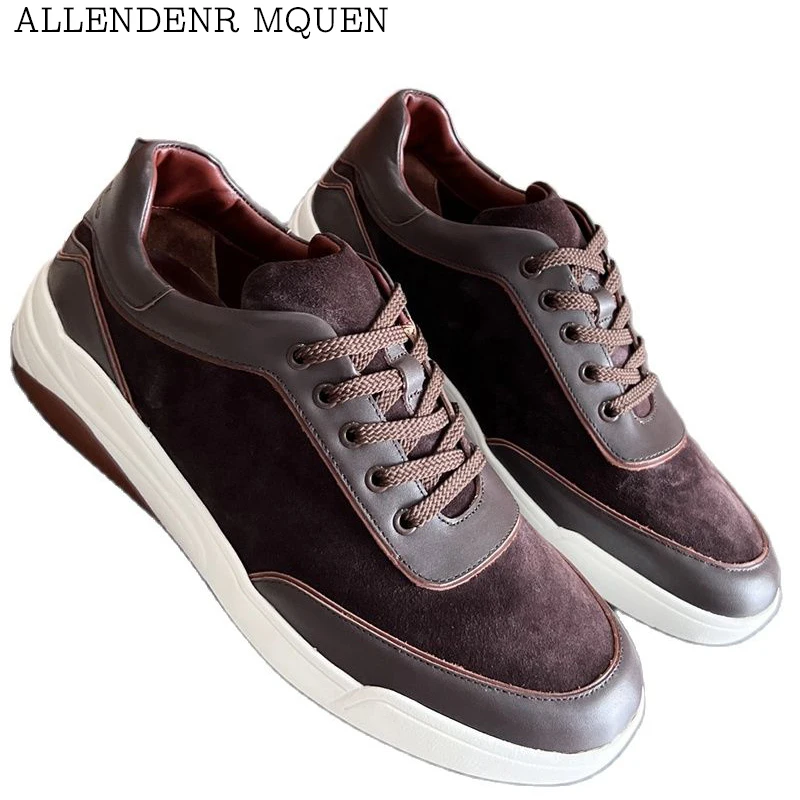 

Туфли мужские спортивные, дышащие, плоская подошва, повседневная кожаная обувь, лето 2022