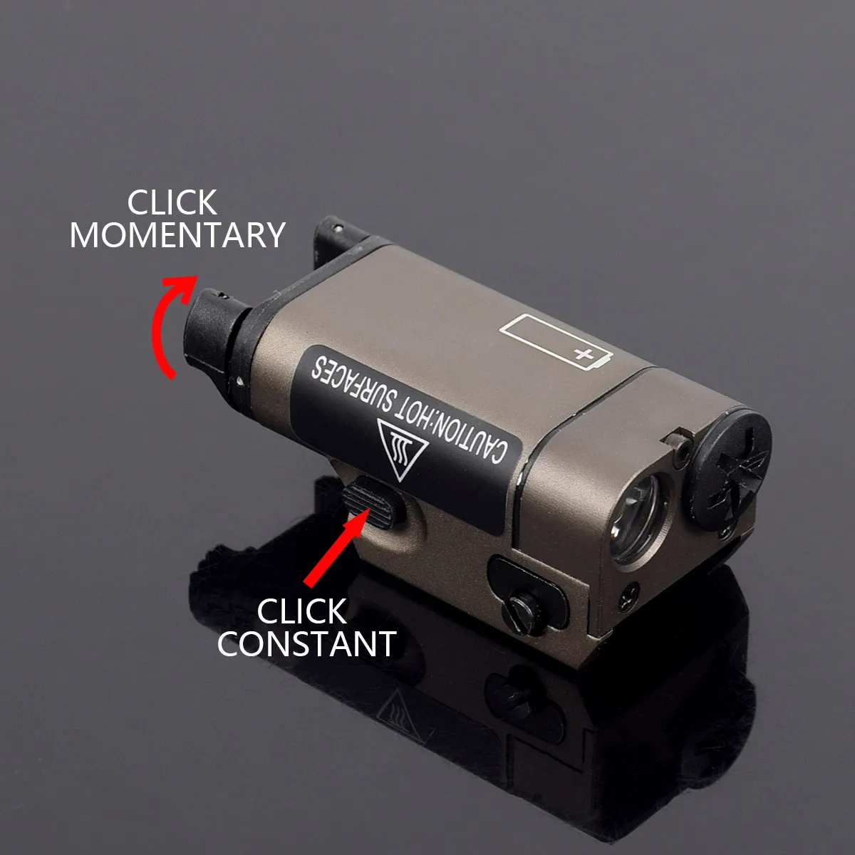 Тактический XC1 XC2 MINI Pistol Gun Light Компактный светильник для оружия Светодиодный