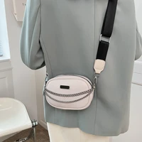 lightweight small bag womens new trend widening shoulder strap single shoulder messenger bag quality luxury durable bag white