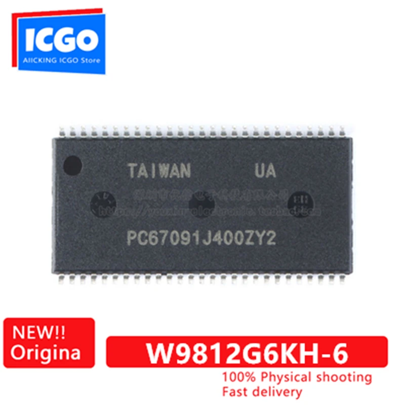 (10piece)100% New original W9812G6KH-6 TSOP-54 128MbitRAM memory chip Fast delivery Free shipping