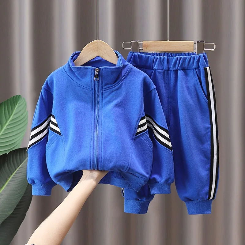 

Boys Girls Fashion Clothes Set Spring Autumn Children Sport Coat + Pants Kids Sport Suit Boys Clothes 2-9Years Kids Tracksuit