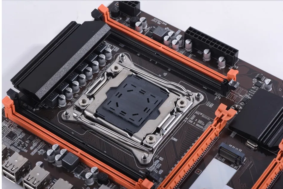 Материнская плата YEJIA X99 LGA 2011-3 M.2 NVME поддерживает двухканальный DDR4 ECC SATA 3 0 USB для ПК