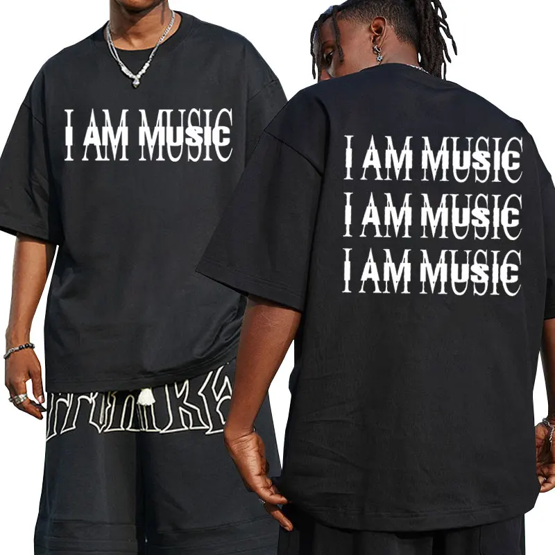 Фото Рэпер Playboi Carti I AM MUSIC Альбом Футболка Мужская Harajuku Хип-Хоп Opium Мерч Футболка Готическая Мода Оверсайз с Коротким Рукавом №1