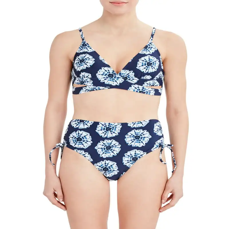 

Синий Купальник Топ